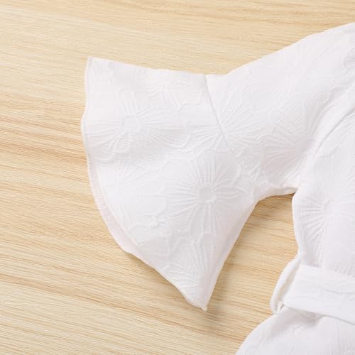 YOUNGER TREE Kids Toddler Baby Girls Summer Outfit Off-Shoulder Sunflower Overall Romper Jumpsuit Short Trousers Clothes3