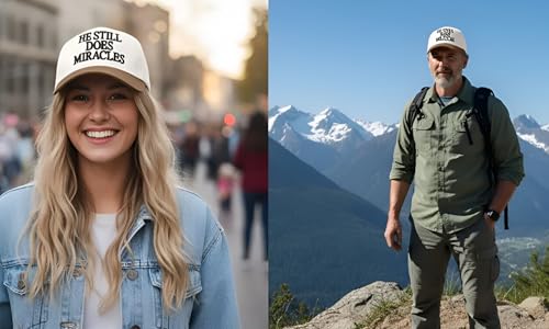 Image of Two-Toned Embroidered Lettering Dad Hat Original Classic Vintage Low Profile Baseball Cap Adjustable Plain Snapback