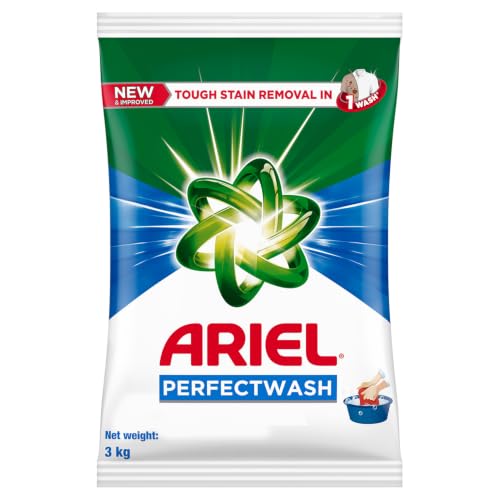 Image of Ariel Perfect Wash Detergent Powder - 3kg, Removes tough stains like Haldi in 1 wash