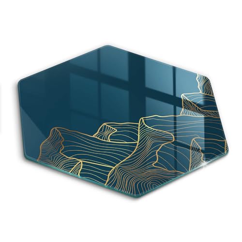 Planche à découper 40cm hexagone Wallfluent en matériau résistant - 2