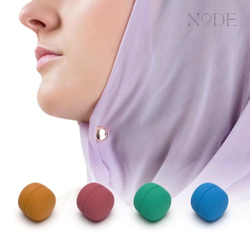 Image of NODE Hijab Magnets | Magnetic Hijab Pins for Women | Strong Hold Hijab Magnet for Scarves | Pinless & Painless Magnetic Pins for Hijab | No Snag, Stylish & Multi-Use | Durable & Lightweight
