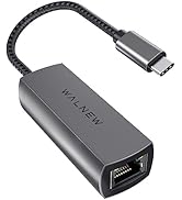 WALNEW USB C to 2.5Gbps Ethernet Adapter, USBC to RJ45 Lan Connector,Cat Network Cable Converter ...