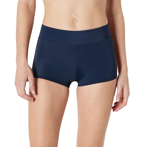 Amazon Essentials Women's Boy Short Swim Bikini Bottom,...