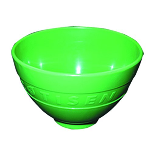 SDent USA FDA & TUV CE 2PCS Flexible Rubber Mixing Bowl Dental PVC Rubber Mixing Bowl for Alginate and Plaster Materials Easy to Clean Green Color Large Size 13086mm 500ml