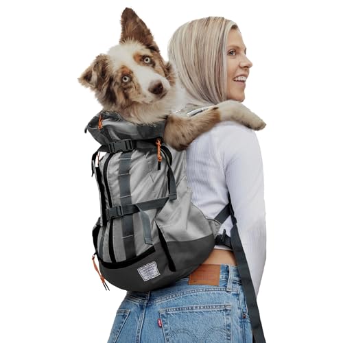 K9 Sport Sack Urban 3 - Large Concrete - Ideal for Dogs with 20-22 Back Length - Dual-Use Backpack-Style Carrier + Everyday Pack