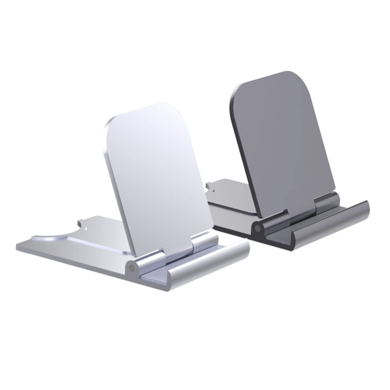 HOMSFOU 2pcs Plastic Phone Holder for Tablets Smartphones Desk Stand Phone Stand Holder Multi-Angle