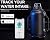 Ultimate 44oz Athletic Smart Water Bottle with Reminder to Drink: Track Daily Water Intake with Light-Up Features, Stay Hydrated with a Water Tracker Bottle Smart App!