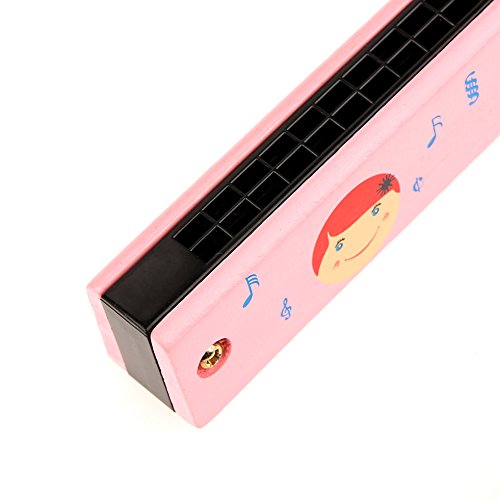 16 gaten houten muziekinstrument speelgoed baby kinderen educatieve mondharmonica zacht hout muziekinstrumenten… - Image 8