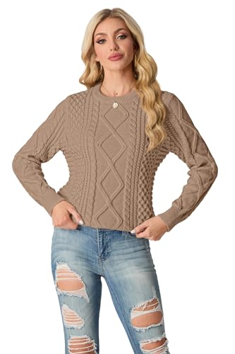 Image of GRECERELLE 2026 Womens Fall Winter Long Sleeve Casual Pullover Sweater Tops