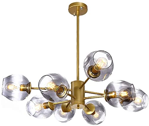 Lustre spoutnik E27 anti-zones d'ombre pour grand salon