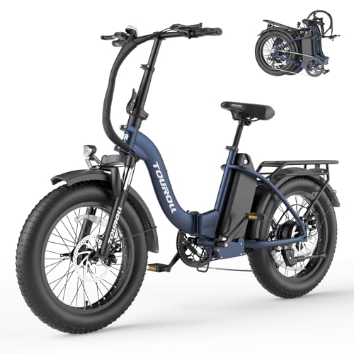 Touroll S2 Vélo Électrique Pliable, Gros Pneu...