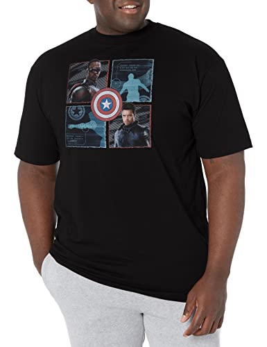 T-shirt Marvel Hero Box Up vêtement casual homme pour soirée cinéma et look urbain