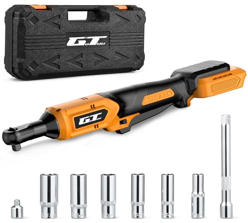 3/8' Cordless Ratchet Wrench for DEWALT 20V MAX Battery, 60Ft-Lbs...