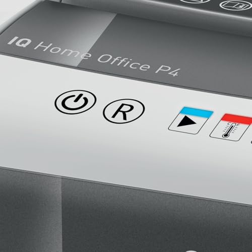 Leitz IQ Paper Shredder, Cross Cut, 10 Sheet, 6 Gallon Bin, P4 Security, Slim, Anti-Jam, Home Office (170004) の商品画像 3