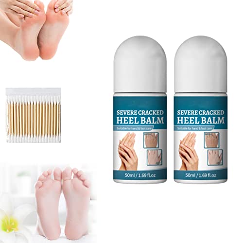 LONGLUAN HeelHaven Severe Cracked Heel Balm, HeelHaven Cracked Heel Repair, Heel Balm Stick for Dry Cracked Feet, Hand and Foot Repair Balm, Cracked Heel Treatment For Rough And Dry Feet (2PCS)