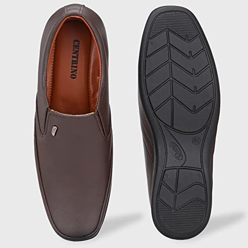 Image of Centrino Mens Uniform Dress Shoe |Formal Shoes | Slip-on Moccasin Shoes | Provide Comfort & Stylish | Perfect for Formal Wear, Business Casual, and Parties(20292)