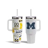 The Memory Company Officially Licensed 2-Pack Game Day Tumblers Team Spirit/Bling, University of Michigan