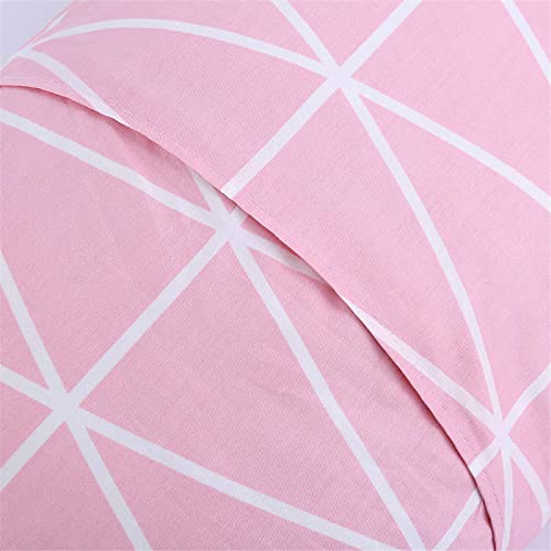 Kids Toddler Pillowcases 2 Pack 100% Cotton Pillow Cover Pillowslip Case Fits Pillows Sizesd 13 X 18 Or 12X 16 For Kids Bedding Pillow Cover Baby Crib Pillow Cases Pink Link/Dot - By Uomny #TOP3