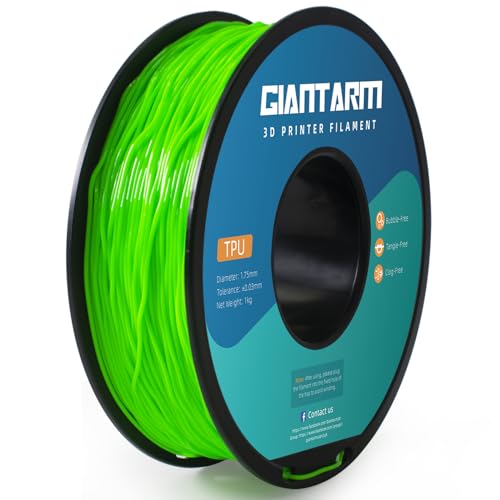 Image of GIANTARM TPU Filament 1.75 mm for 3D Printer 1 kg Green
