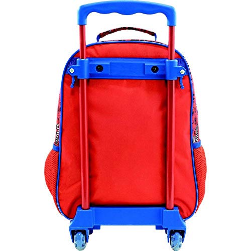 Kit Escolar Infantil com Mochila com Rodas e Lancheira Protector - Spider Man