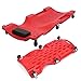 Car Ramps Red | Maximum Load 300lbs | 40in Automotive Mechanic Creepers Car Vehicle Garage Repairing Tool with Light