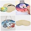 Gogogmee 15pcs DIY Basswood Oval Plaques Unfinished Wood Discs for Crafts School Party Supplies Boys and Girls Art Projects #2
