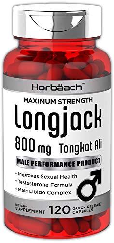 Longjack Tongkat Ali 1600 mg | 120 Capsules | Longifolia Root Extract Powder