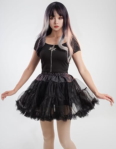 womens women Meowcos Women’s Petticoat Lolita Short Skirts Tutu Crinoline Underskirt2