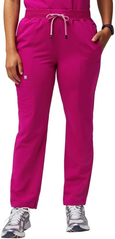 Fabletics Women's Performance Scrub Pant - MotionTech, 4-Way Stretch, Pocket-Packed, Wrinkle-Resist, Semi-Slim Fit