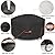 Dalema Round Fire Pit Cover,Outdoor 600D Heavy Duty Waterproof Tear-Resistant 48-50 Inch Firepit Covers,Patio Weatherproof Fire Table Cover,Black 50"x24".