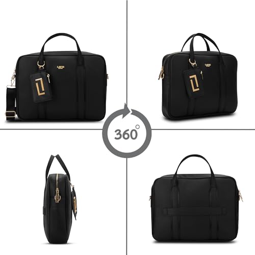 Image of Lavie Luxe Women's Delicaff 1C Laptop Handbag for Women | Fits upto 14 inch Laptop | Laptop Bag for Work | Ladies purse | Stylish Shoulder Bag | Gift for Women