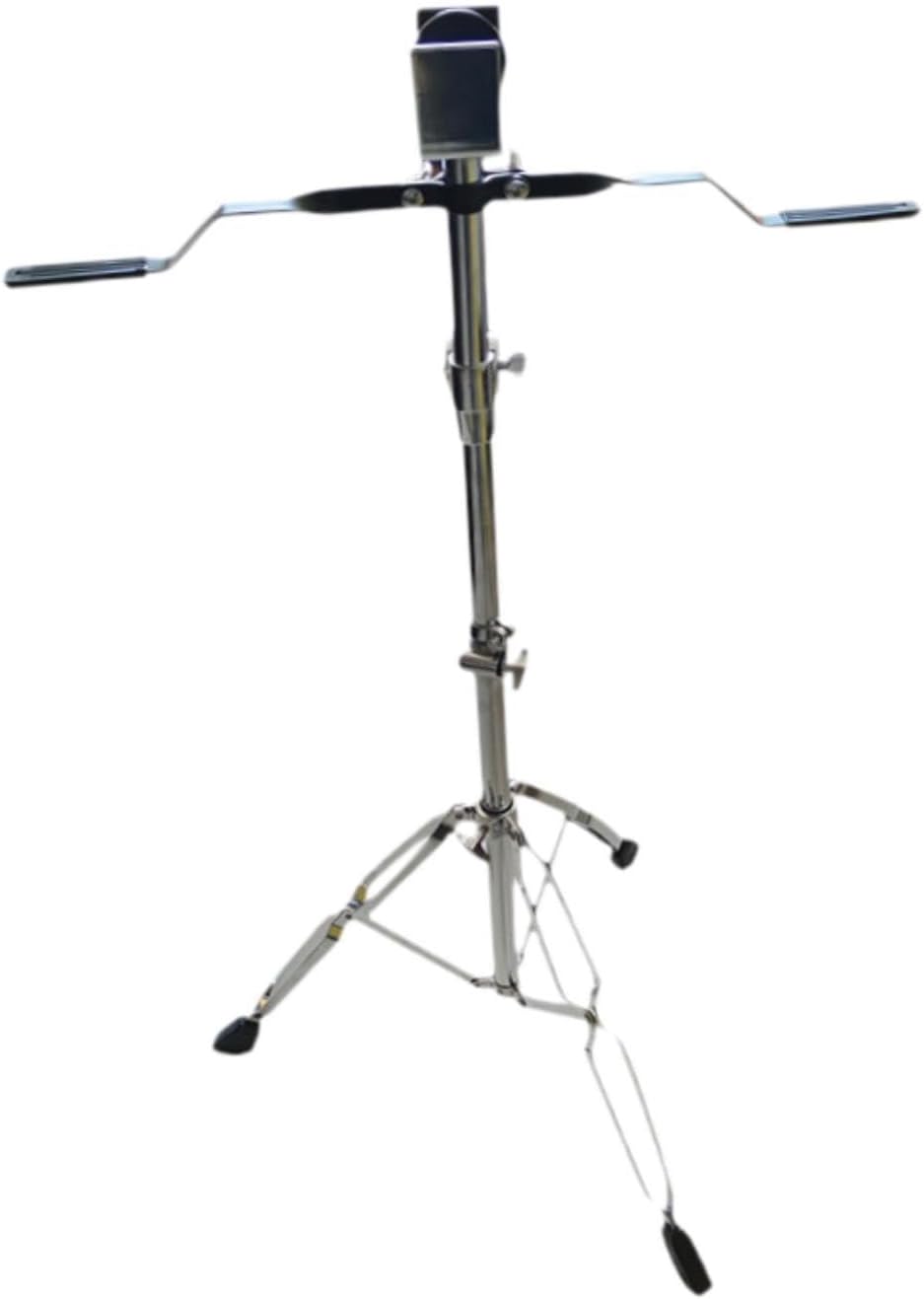 DYNWAVE Bongos Drum Stand Support Stand Lightweight Drum Base Adjustable Height Drum Bracket Double Braced for Players Percussionists