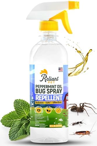 Peppermint Oil Spray for Bugs - 16oz - Insect and Pest Repellent ...