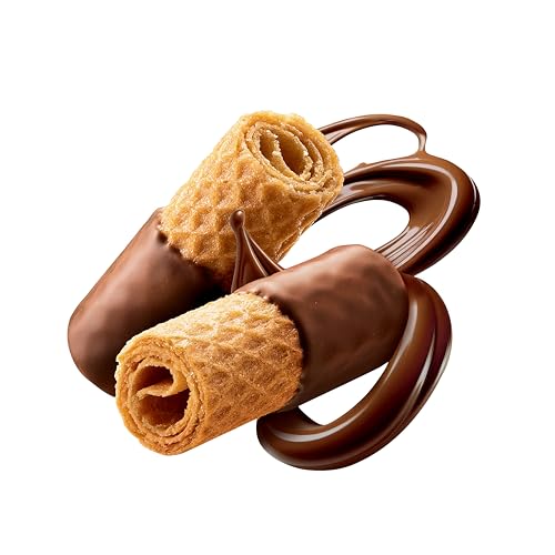 Bahlsen Waffeletten Vollmilch - 1er Pack - Hauchdünnes Waffelgebäck mit Vollmilchschokolade (1 x 100 g)
