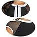 TOVCHEI Women's Swimsuit Wetsuit Zipper Elastic One-Piece Diving Suit Quick-Drying Sun Protection for Summer Water Sports,Black,XXL