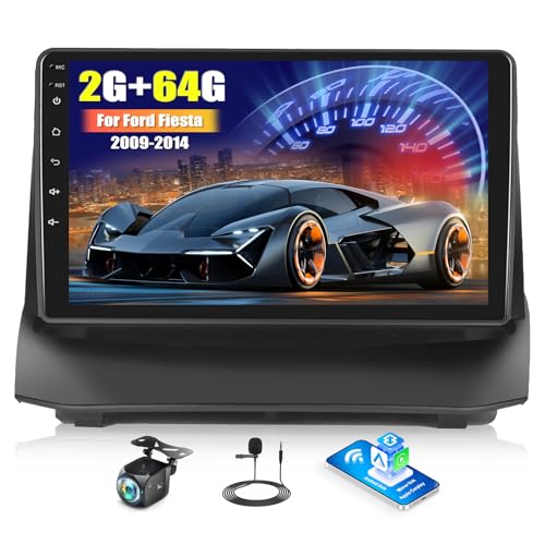 2GB 32GB Android Autoradio für Ford Fiesta 2009-2016 mit kabelloses