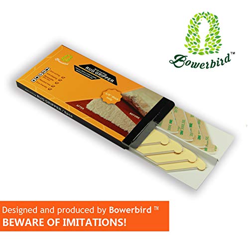 BOWERBIRD Rug Grippers - Anti Curling and Non Slip Rug Gripper. Flatten Rug Corners, Stop Sliding - Ideal Alternative to Rug Pad, Carpet Tape and Rug Tape for Hard Floors - Thumbnail 7