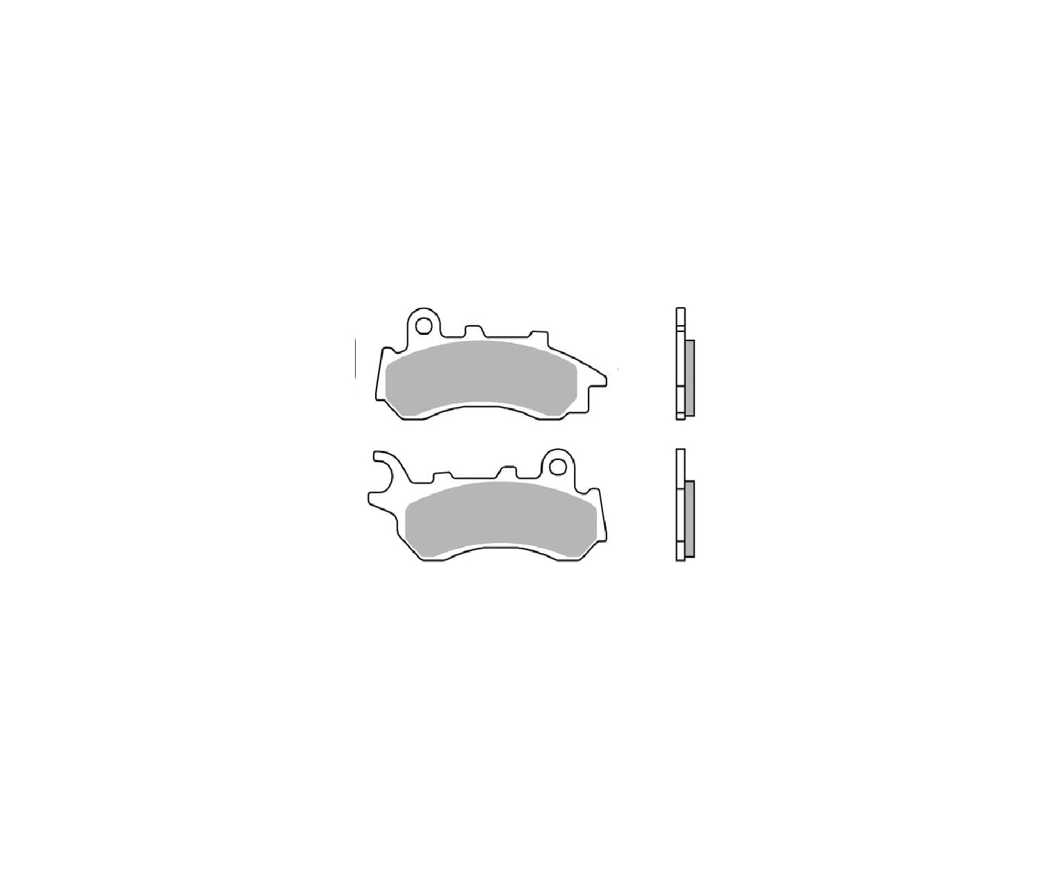 Plaquettes de freins avant Brembo 07118 pour Honda PCX - 2