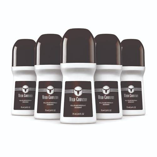 Wild Country Roll-On Anti-perspirant Deodorant Each 2.6 Oz Pack of 5