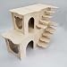 Imagen de Uitndvyte Casas de madera para hámster con escalones