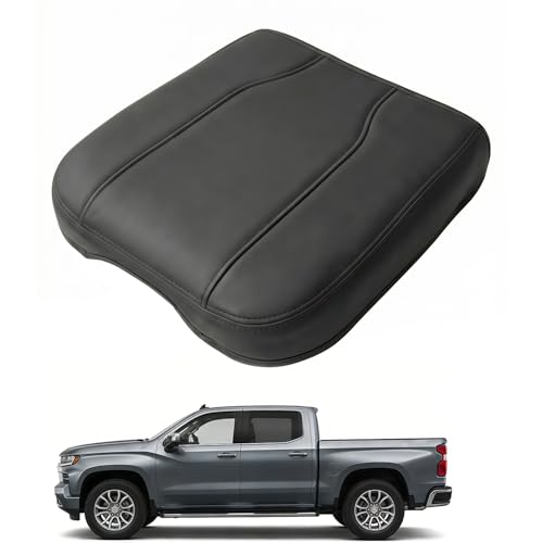 FQMY Center Console Armrest Cover Compatible with Chevy Silverado & GMC Sierra 2019-2026, Yukon & Tahoe & Suburban 2021-2026, for Console Bucket Seat Only, Middle Console Cover, Anti-Scratch