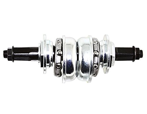 Lowrider B.B. Set Bottom Bracket Set 1 Piece to 3 Piece Crank 136 Chrome.