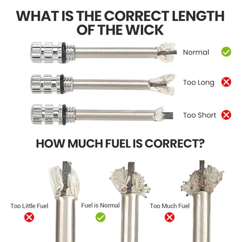 yusud 2 Pack Keychain Bottle Opener with Double Side Flint Metal Matchstick Fire Starter, Great Kerosene Refillable Permanent Match for Outdoor Emergency Survival