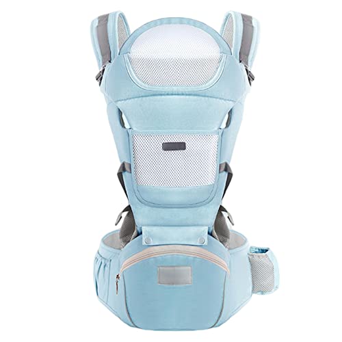Porta-bebês - Criança Sling Carrier,quadril infantil co ventilação 360°, proteção cabeça e capuz com