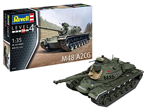 Char M48 A2Cg Revell maquette 1/35 haute précision pour modéliste exigeant