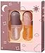 Royu 2 Colors Highlighter Stick, Shimmer Cream Powder Waterproof Light Face Cosmetics, Creamy Self Sharpening Crayon Stick Brightener & Highlighter