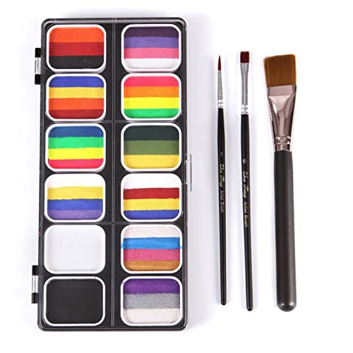 Pintura Facial Widmann Aqua Makeup De 30 Ml, Color Amarillo Vibrante, Fácil De Aplicar Y Quitar Con Agua Y Jabón