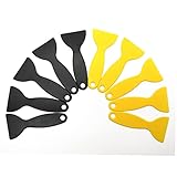 10 PCS Plastic Spatula Resin Scraper, Flexible Paint Scrapers Putty Knife Air Bubble Remover Sticker...