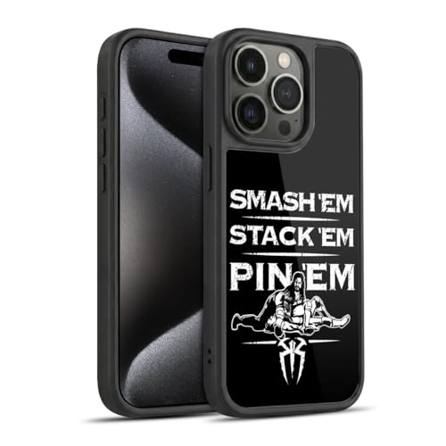 Coque Gel Renforcée iPhone 15 Pro WWE Roman Reigns Antichoc