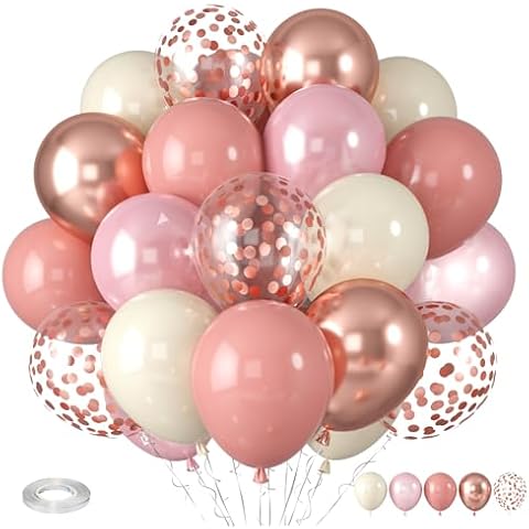 Dusty Pink & Blush Balloon Set for Parties Cover